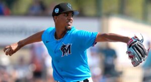 El dominicano Eury Pérez  está proyectado para ser el  estelar de los Marlins.  Ap