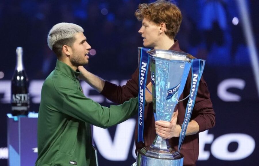 Carlos Alcaraz y Jannik  Sinner, el clásico moderno del circuito del tenis.