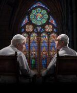 Pepe Sierra interpreta a Benedicto XVI y José Guillermo Cortines  a Bergoglio.