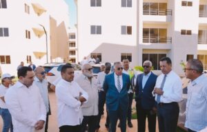 Delegación que inspeccionó el complejo Villa Deportiva para los Juegos 2026.  fuente externa