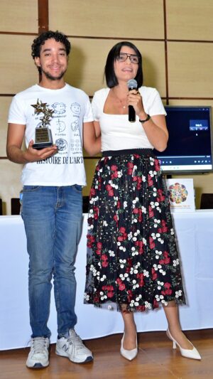 Sebastián Calderón y Keila González.