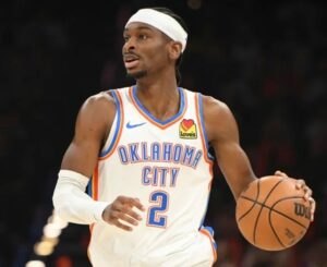 Shai Gilgeous-Alexander  líder de Oklahona Thunder.  AP