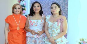 Rommy Grullón, Rommy Pichardo y Shantal Mateo Grullón.