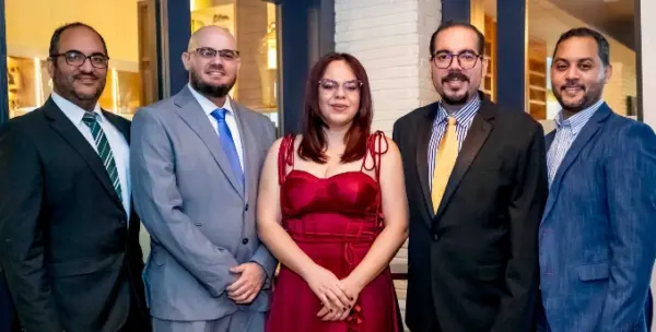 Raynnier Gómez, Julio Grisanty, Bibiana Bautista, Ronnty Sosa y Adalberto Jiménez.