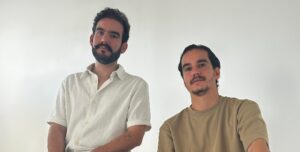 José Carlos y Luis Nazario, autores de la obra  Marilín.