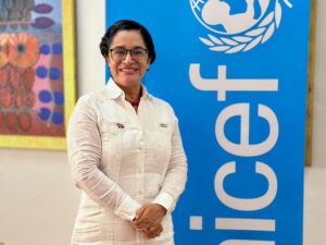 Anyoli Sanabria, representante interina de Unicef en el país.