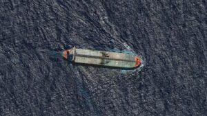 El petrolero Skipper, recientemente incautado por Estados Unidos frente a las costas de Venezuela