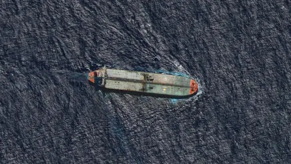 El petrolero Skipper, recientemente incautado por Estados Unidos frente a las costas de Venezuela