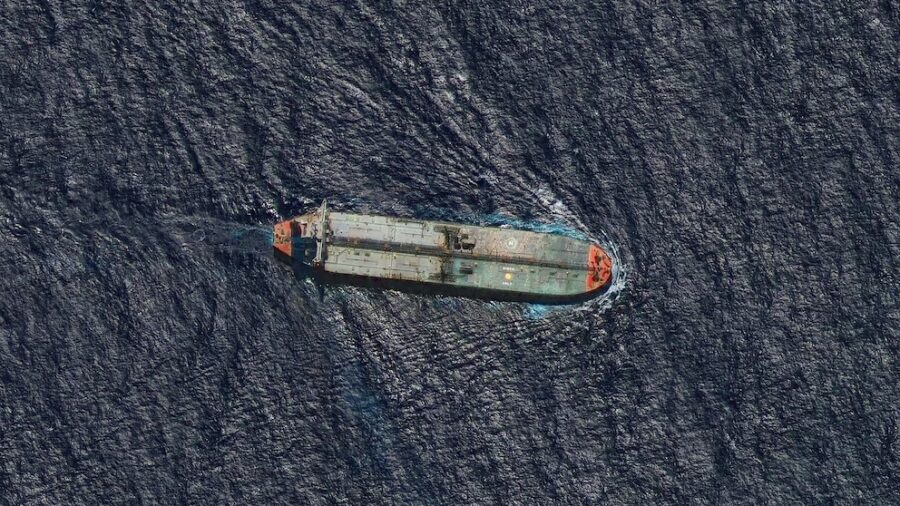 El petrolero Skipper, recientemente incautado por Estados Unidos frente a las costas de Venezuela