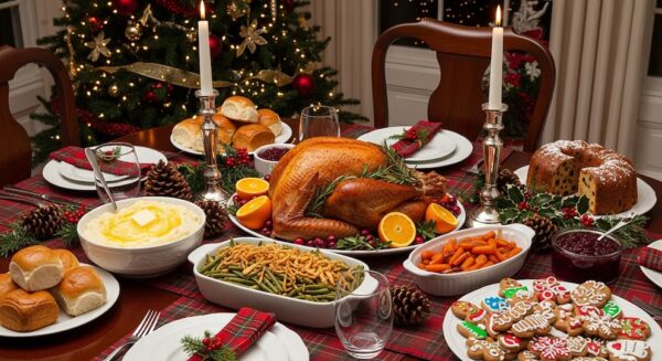 Las comidas típicas de fin de año suelen tener alto contenido de grasas y azúcares, lo que afecta la salud intestinal