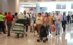 Llegada de pasajeros por el AILA