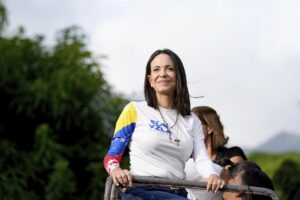 María Corina Machado ganadora del Premio Nobel de la Paz 2025.