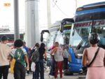 Pasajeros con destino al Cibao por Año Nuevo./Foto: Eliezer Tapia.