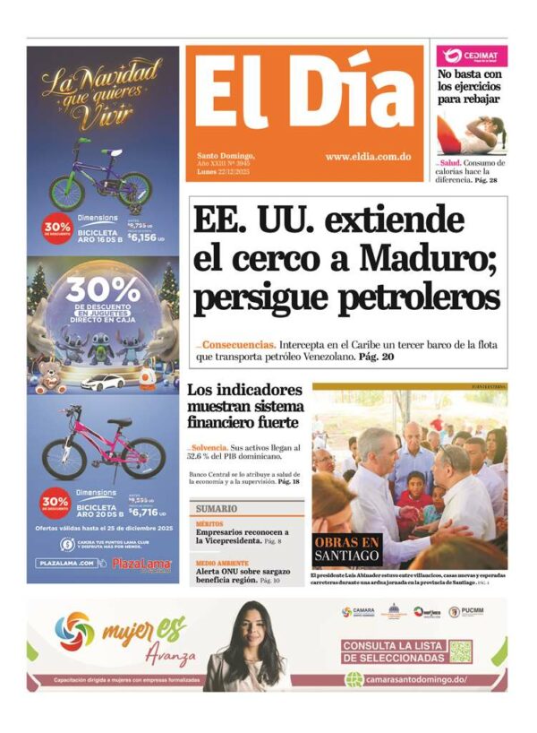 Portada impresa 22-12-2025
