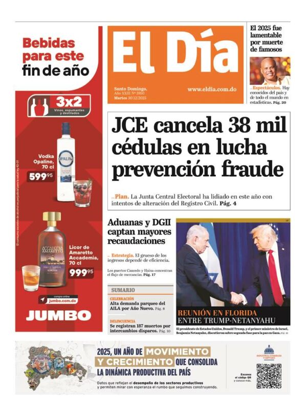 Portada impresa 30-12-2025