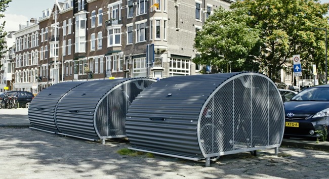 Red de parqueos en New York.