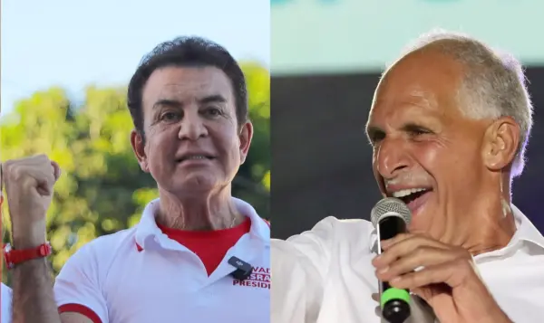 Salvador Nasralla y Tito Asfura