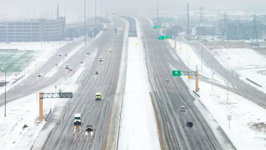 Tormenta invernal en Estados Unidos