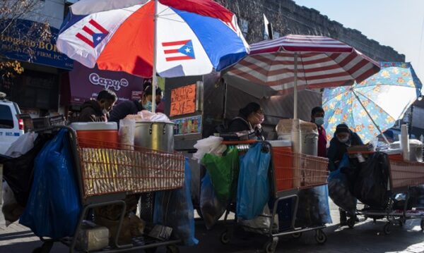 Vendedores ambulantes en New York.