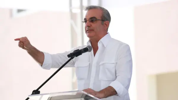 El presidente Luis Abinader