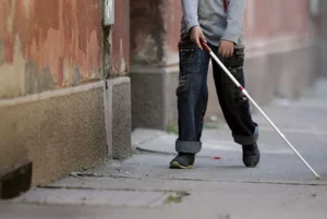 ciego-niños con discapacidad