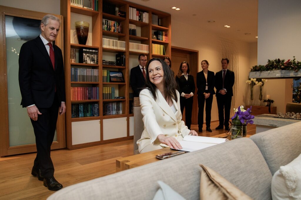 Venezuela-Oslo-María Corina