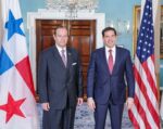 Marco Rubio y el canciller de Panamá, Javier Martínez-Acha.