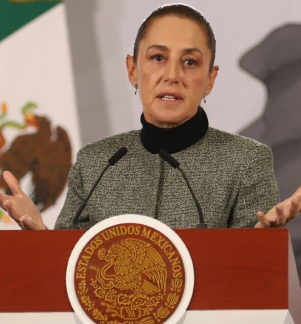 La presidenta Claudia Sheinbaum, niega haya riesgos.