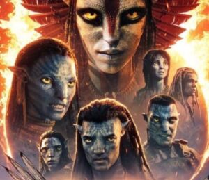 La imagen muestra una escena de "Avatar: fire and ash".