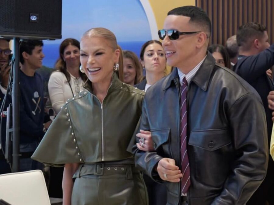 Olga Tañón  y Daddy Yankee estuvieron  en el lanzamiento de “Juntos somos el Caribe”.