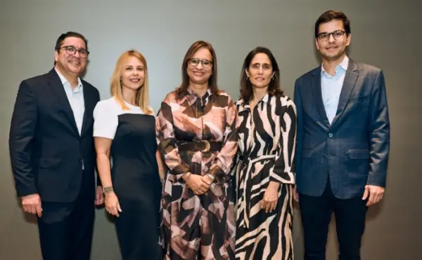 Máximo Ruiz, Cynthia Núñez, Benahuare Pichardo, Rosalía Rodríguez y Alexis Anselin.