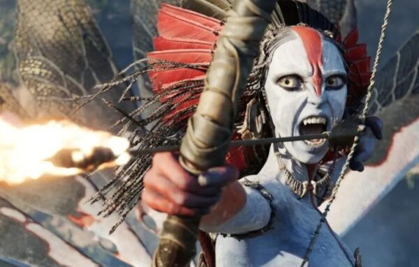 Una escena de las más excitantes de la tercera secuela de Avatar.