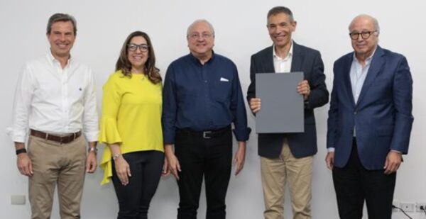 Marco Cabral, Denisse Sena, Miguel Lama, Georgi Jekov y Mauricio Haché.