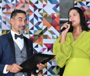 Óscar Abreu y Julieta Prissell.