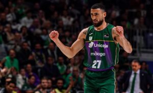 Chris Duarte lideró el triunfo del Unicaja ayer ante el UCAM Murcia.
