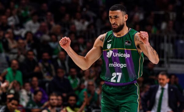 Chris Duarte lideró el triunfo del Unicaja ayer ante el UCAM Murcia.