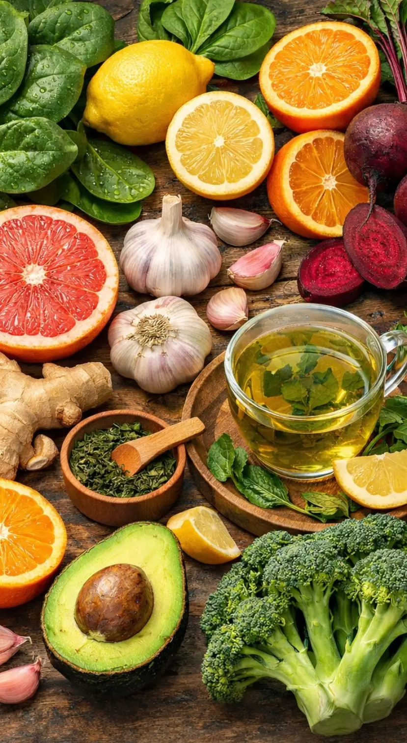 Estos alimentos te  ayudarán a desintoxicar   y dar vitalidad.
