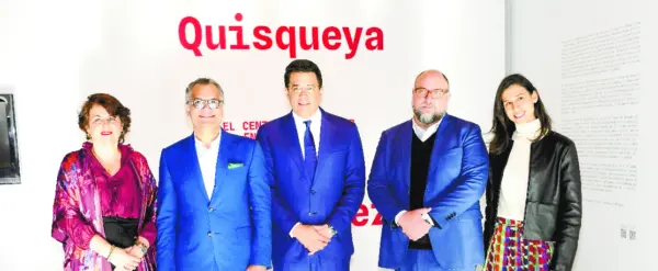 Isabel María García, Alberto Cruz, David Collado, René Morales e Isabella Lenzi.