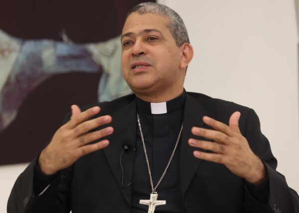 Monseñor Carlos Tomás Morel Diplán, arzobispo coadjutor de Santo Domingo.