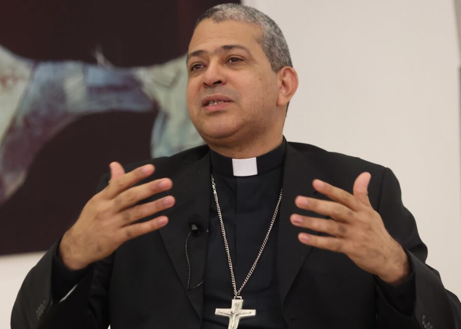 Monseñor Carlos Tomás Morel Diplán, arzobispo coadjutor de Santo Domingo.