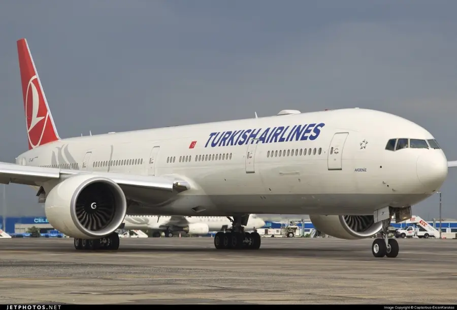 Avión de Turkish Airlines