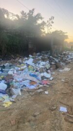 Cúmulo de basura en el sector Brisa Oriental