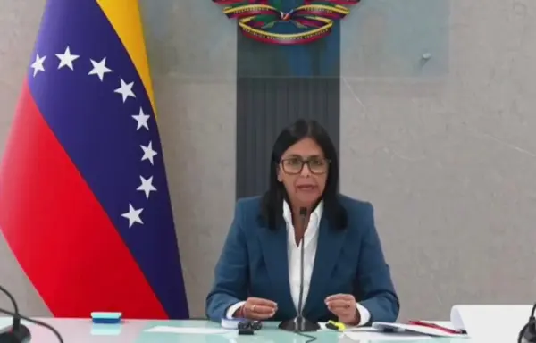 La vicepresidenta de Venezuela, Delcy Rodríguez