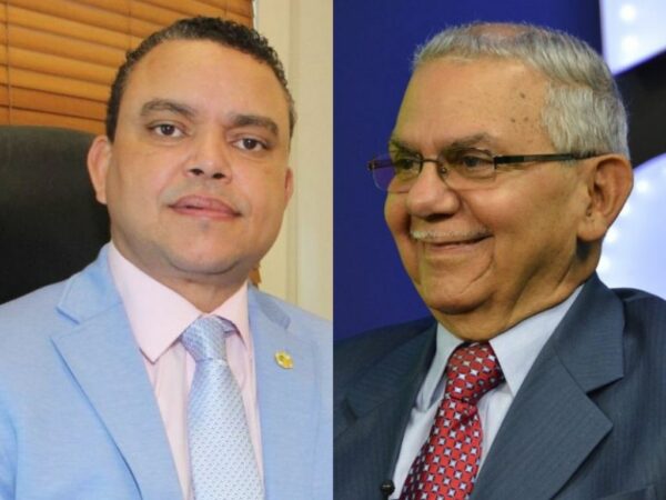 Julio Landrón (i) y Arismendi Díaz Santana (d).