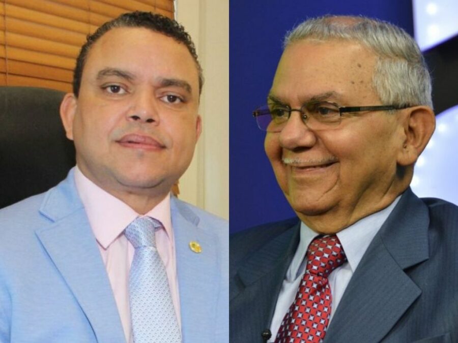 Julio Landrón (i) y Arismendi Díaz Santana (d).