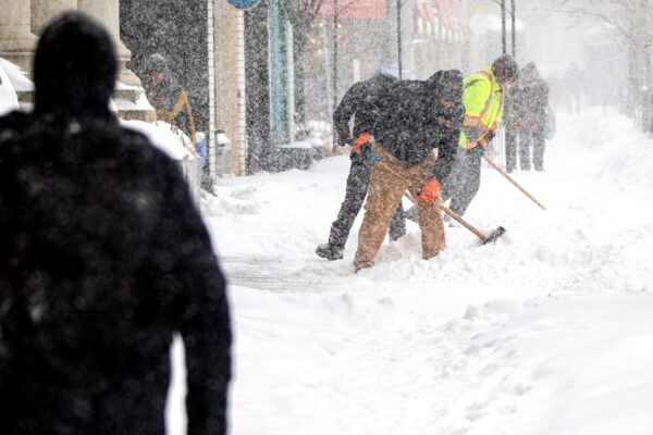 Fuerte nevada en Toronto