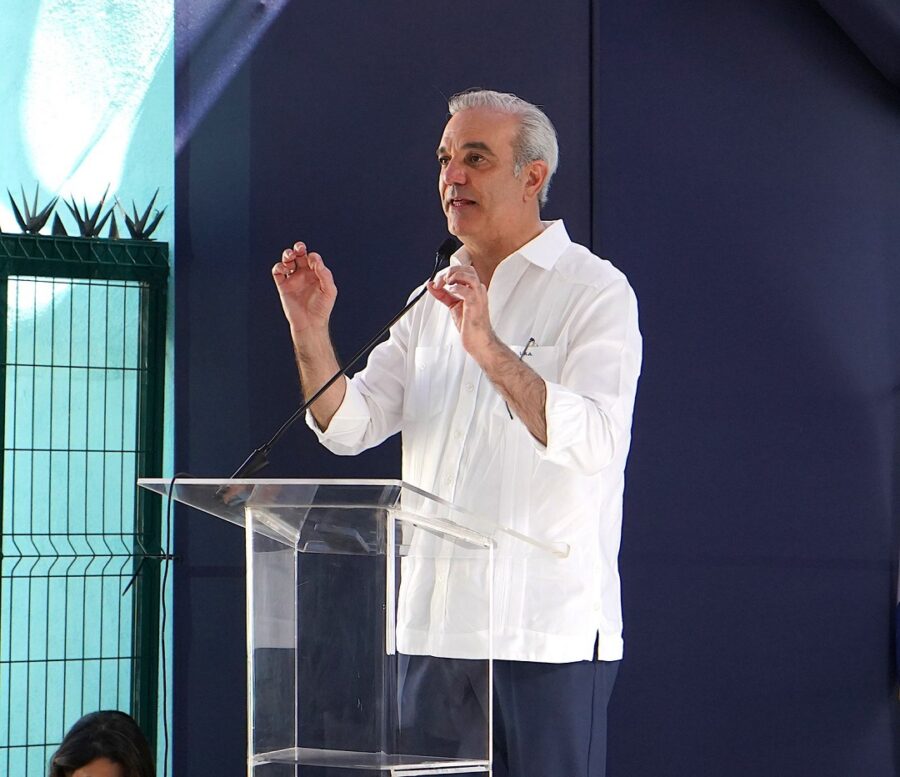 El presidente de la República, Luis Abinader