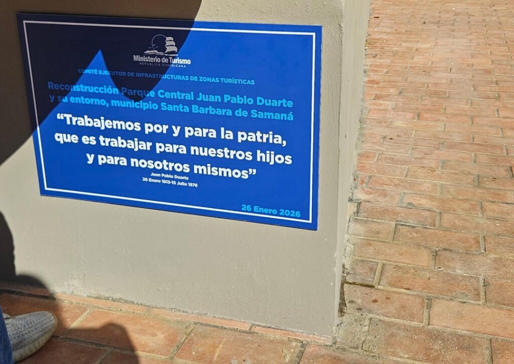 Frases alusivas al patricio en el Parque Duarte