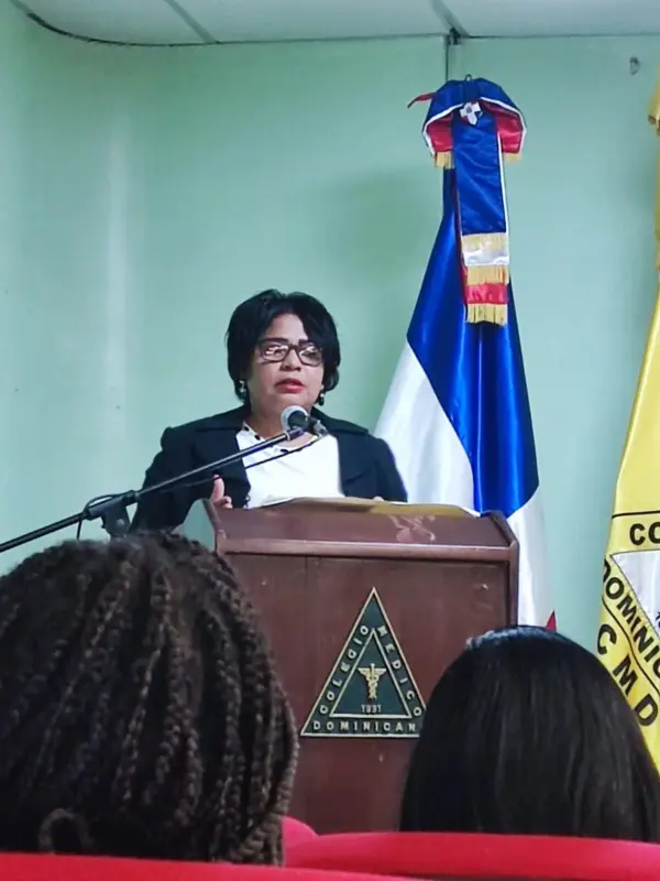 Griselda Quezada, secretaria de Acción Gremial del Colegio Médico Dominicano (CMD).