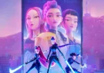 Fotograma cedido por Netflix del filme de animación 'KPop Demon Hunters' ('Las guerreras k-pop').